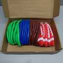 Shindel 20PCS Mini Inflatable Football, 6.3 inch Waterproof Footballs Toys for Kids Perfect Outdoor & Indoor Games, Summer Pool Beach Toy, Birthday & Football Lovers Party Favors