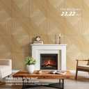Vriqor Acoustic Wall Panels, 6-Pack 23.62 X 23.62 Inches Decorative Acoustic Panels, Self-Adhesive Sound Absorbing Acoustical Wall Art for Living Room Bedroom Home Office Studio