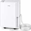 AEOCKY Max 50 Pint/D 3000 Sq.Ft Dehumidifier with Drain Hose, Quiet
0.5 Gallon Water Tank Capacity, Small Compressor Dehumidifier for Basement, Bathroom, Bedroom, Home, Intelligent Humidistat