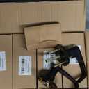 Passage Door Handle, Non-Locking for Hallway Closet, Rectangular Interior Door Lever, Easy Installation, Matte Black, 10 Pack