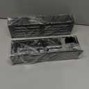 Metal 4 Pack Magnetic Spice Storage Rack Organizer for Refrigerator and Oven, Black Fridge Organizers and Storage