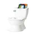 Summer Infant by Ingenuity My Size Potty Pro in White, Toddler Potty Training Toilet, Lifelike Flushing Sound, for Ages 18 Months+, Up to 50 Pounds