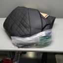  4 seat covers, 4 seats back covers, two head covers and two black covers, pack of 12 pieces. Size back covers with head covers: 34×22 inch . Size back covers without head covers is : 21×23 inch. Size 1st pair seat covers is: 21×22 inch. 2nd pair seat covers size is : 24×21 inch . Seat Head covers size is : 10×10 inch. Black cover size is 22*12,5 inch