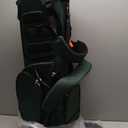 Lightweight Golf Stand Bag with 14 Way Full-Length Dividers, 7 Zippered Pockets and Rain Cover, with Handles and Dual Strap (Green)