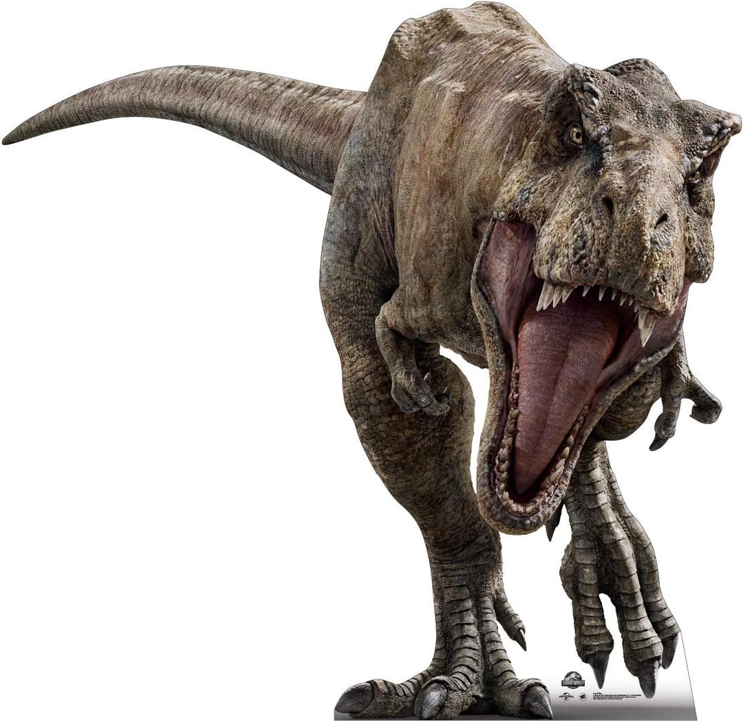 Cardboard People T-Rex Life Size Cardboard Cutout Standup - Jurassic World (2015 Film), One Size,  76"W x 74"H