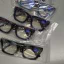 SIGVAN 6 Pack Oprah Style Reading Glasses Blue Light Blocking Square Computer Spring Hinge Readers for Women