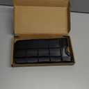 23.8 x 5.5in Silicone Faucet Mat for Kitchen Sink, Sink Protector Splash Guard Drip Catcher Tray, Soap Sponge Holder Drying Mat, Fits Faucet Base 2.3in (Black)