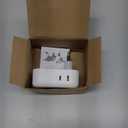 2 Pack European Plug Adapter USB C, TESSAN US to Europe Adapter 4 Outlets 3 USB Charger, Type C International Power Adaptor to Italy Spain France Portugal Iceland Germany, Europe Travel Essentials