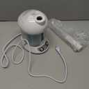 Facial Steamer - DENFANY Nano Ionic Face Steamer with Extendable 360 Rotating Arm - Portable Facial Steamer for Personal Care at Home or Salon (Blue)