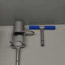 Updated Bulb Planter Long Handle for Digging, 5-in-1 Lawn and Garden Tool,sod Plugger Tool,Weeding,Soil Sampler, Transplanting,Sod Plugger Bulb Transplanting Height Adjustable