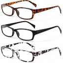 Amazon.com: Kerecsen Reading Glasses 5 Pairs Fashion Ladies Readers Spring Hinge with Pattern Print Eyeglasses for Women (Mix Color -4, 1.50) : Health & Household
