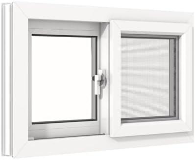 Vinyl Basement Slider Window,32" x 20" Basement Window,Removable Sliding Windows with Screen Windows,Featuring Double-Pane Insulated with Thermal Insulation Soundproof GlassWhite - Amazon.com