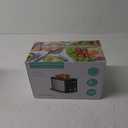 Toaster 2 Slice Wide Slot Toaster Best Rated Prime Displav Smart Toasters with LCD Digital Countdown Timer and Bagel/Defrost/Cancel/Reheat Function