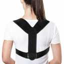 1PCS Posture Corrector for Women and Men, Adjustable Upper Back Brace, Spine Support Straightener, Neck, Shoulder, Back and Lumbar Pain Relief, Comfortable & Breathable