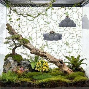 BABORUI Jumping Spider Accessories, Magnetic Cloud Platforms for Climbing Resting, Jumping Spider Enclosure Accessories for Natural Habitat Setup (Cloud)