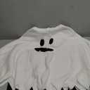 Noubeau Toddler Baby Boys Girls Halloween Costume Ghost Cloak Hooded Top Black Pants Boo Spooky Ghost Costume Cosplay Clothes (2-3 Years, White)