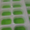 ChefAide Ice Cube Tray with Lid, 4 Packs 56 Cubes Durable Stackable Ice Cube Trays for Freezer with Removable Lids, Easy-Release Plastic & Silicone Ice Tray for Cocktail, Coffee