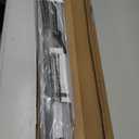 LazBlinds No Drill Blinds for Indoor Windows, Cordless 1" Vinyl Mini Blinds, Privacy S-Curve Blinds for Windows, Room Darkening Horizontal Window Blinds and Shades for Home, 20" W x 48" H, Grey