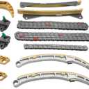 3.3 Timing Chain Kit for Kia Sorento Sedona Cadenza K900, for Hyundai Azera Santa Fe Genesis G70 G90 3.3L 2013-2020 24321-3L100 243213L100 24410-3CGA3 (12PCS)