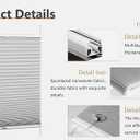 FRANK GOODMAN Top Down Bottom Up Shades, Top Down Bottom Up Blinds, Honeycomb Blinds, Up Down Blinds, Top Down Blinds, Cellular Shades, Bottom Up Blinds 79x152cm