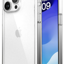 Speck Clear iPhone 15 Pro Max Case - Slim, Drop Protection - Scratch Resistant, Anti-Yellowing, 6.7 Inch Phone Case - GemShell Clear