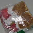 Infant Baby Girl Christmas Outfit Gingerbread Man Costume Long Sleeve Bowknot Lace Trim Velvet Romper Dress (3-6 Months, Brown)