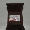 Real Leather Mens Trifold Wallet RFID Blocking Slim Minimalist Front Pocket - Thin & Stylish with ID Window in Gift Box