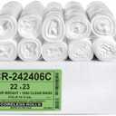 Aluf Plastics 10 Gallon Trash Bags - (COMMERCIAL 1000 PACK) - Source Reduction Series Value High Density 6 MICRON gauge - Intended for Home, Office, Bathroom, Paper, Styrofoam (Clear)