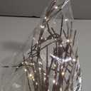 LITBLOOM Lighted Brown Willow Branches 30IN 150 LED Plug in with Timer and Dimmer Tree Branch Lights with Warm White Lights for Holiday Christmas Home Decoration