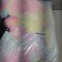 7FT Giant Fur Bean Bag Chair Cover, Ultra Soft Rainbow Bean Bag Chairs for Adults (No Filler, Cover only), Big Round Soft Fluffy Faux Fur Bean Bag Lazy Sofa Bed Cover, Washable Big Size Bean Bag Cover