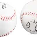 Sports Accessory, 12 Inch 2Pcs Softball Ball, for Game Softball Training Daily Practice