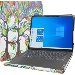 Alapmk Protective Case for Dell Inspiron 14 5441/Latitude 5455/Latitude 7450 2-in-1/Inspiron 14 Plus 7441/Latitude 7455,Case for Lenovo IdeaPad 5X 2-in-1 Gen 9/IdeaPad 5 2 in 1 14AHP9,Tree