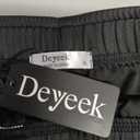 Deyeek Tearaway Shorts for Men Side Snap Athletic Shorts with Pockets Adaptive Breakaway Pants Post Knee Hip Surgery Shorts Black XL