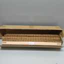 PVC Outdoor Roller Blinds Blackout Shades Waterproof Retro Bamboo Blinds 60 80 100 110 120 130 140 150cm Bamboo Roll Up Shades for Windows Roman Roller Shade for Outdoor Home Patio