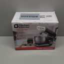 Kitchen in the box Stand Mixer,3.2Qt Small Electric Food Mixer,6 Speeds Portable Lightweight Kitchen Mixer for Daily Use with Egg Whisk,Dough Hook,Flat Beater (Black)