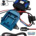 Upgrade Power Cable and Battery Adapter for Starlink Mini Compatible with Makita 18V Battery, Starlink Mini Adapter Kit with Low Voltage Protector, Portable Power Kit with 6.56FT DC Power Cable