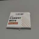 99.9% Soft Copper Wire, 12 Gauge/ 2 mm Diameter, 49.3 Feet / 15m, 1 Pound Spool Pure Copper Wire, Jewelry Making Wire Craft Wire