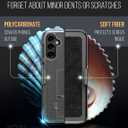 Designed for Samsung Galaxy A14 5G Case with Belt Clip Holster - Kickstand Cover Phone Case - Black