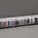 One-Way Window Privacy Film with Tools,Blue-Silver 31.49"x196.9"