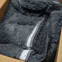 Shag Area Rugs for Bedroom Living Room,6X9 Ultra Soft Fluffy Area Rugs for Dorm, Indoor Carpet Nursery Rugs for Kids Room Home Decor,Dark Grey