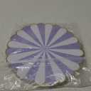 48 Pcs Pastel Disposable Paper Placemats 13 inch Stripe Scalloped Edge Table Mats for Table Setting Wedding Bridal Birthday Kitchen Party Banquet Supplies (Multi Color)