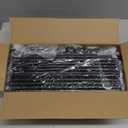 Under Bed Storage Containers with Wheels Large Underbed Shoes Blankets Clothes Toy Storage Drawers for College Dorms Bedrooms Nursery Rooms Organization (Black 2 Pack, 7.5in height(36"x16.6"x7.48"))