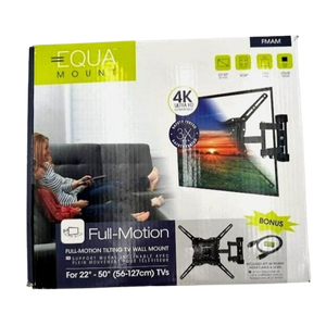 Equa Mount Full Motion Tilting TV Wall Mount for 22" to 50" TVs - Small TV Mount