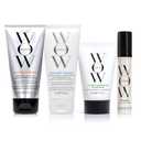 COLOR WOW Quick Frizz Fixes! Travel Kit – Includes Shampoo, Conditioner, One Minute Transformation Styling Cream, Pop & Lock Frizz Control and Glossing Serum, The Ultimate in Frizz Control, 3 Pack
