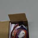 100TECH Fuel Gauge 0-90ohm Marine Fuel Level Gauge 52mm 2-1/16 Aftermarket Fuel Gauge Boat Automotive Replacement Gauge Motocycle Gas Car Truck Vehicle with 8 Color Selectable Backlit All Black