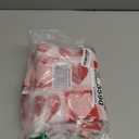 Valentine's Day Rectangle Tablecloth Red Pink Heart Fabric Table Cloth Washable Table Cover for Wedding Anniversary Holiday Picnic, 60 x 104 Inch