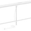 SUPERJARE 70 Inch Console Table with Outlet, Sofa Table with Charging Station, Narrow Entryway Table, Skinny Hallway Table, Behind Couch Table, for Living Room, White