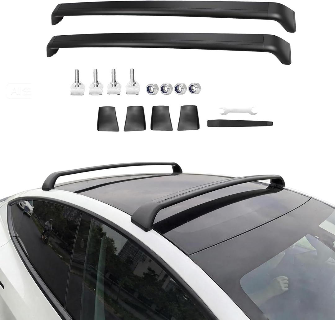 for Tesla Model Y Juniper Roof Rack Luggage Cargo Carrier 2026 2025 Aluminum Cross Bar for Model Y 2024-2021 Auto Exterior Accessories