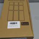 9 Pack Clear Plastic Drawer Organizer Set, Acrylic Non Slip Non Cracking Kitchen Drawer Storage Tray Large Size Divider, Multifunctional Storage for Cosmetics, Bathroom, Tools, Kitchen and Office