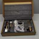 LED Light Bathroom Sink Faucet Widespread- Waterfall Bathroom Faucets for Sink 3 Hole, Bathroom Sink Faucet 8 Inch 2 Handles, Modern Bathroom Faucets with Pop-up Drain